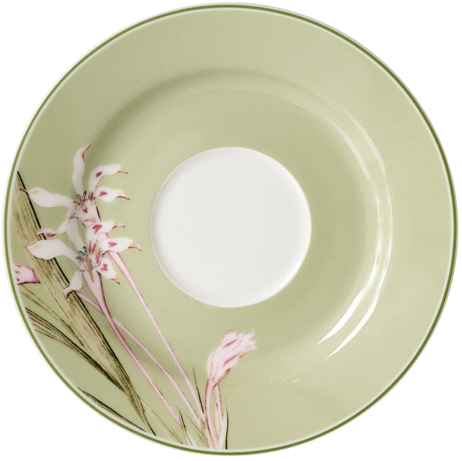 Molecuisine 6er-Set Teetassen Mit Untertassen – Rococo Design, 21 Cl, Weiß & Spülmaschinenfest