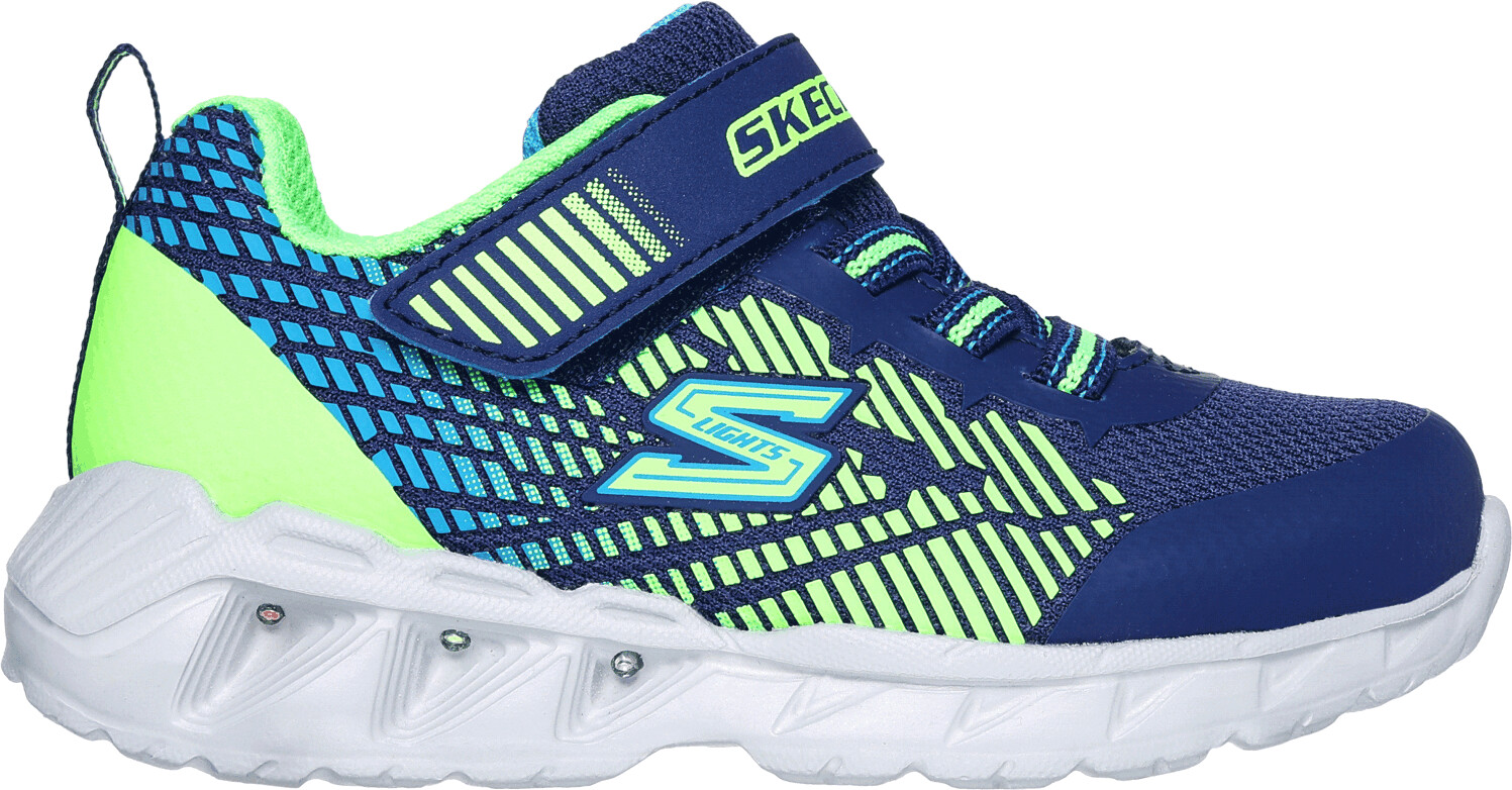Skechers S-Lights: Magna-Lights - Grux Kids (401506N_NVLM) blue/green