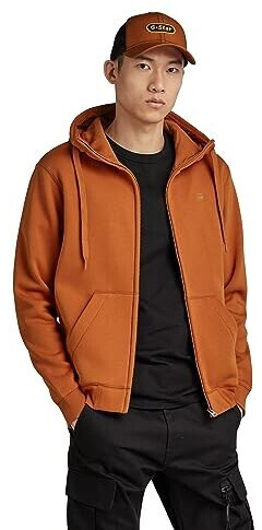 G-Star Premium Core Hooded Zip Sweatshirt rooibos tea