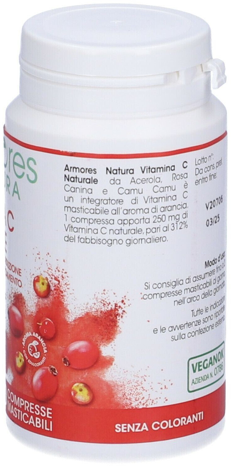 Armores Natura Vitamina C Naturale (60 cpr) a € 7,99 (oggi)