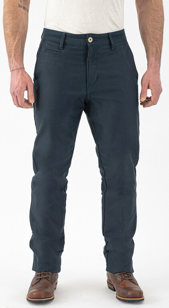 Rokker Navy Chino Pants blue