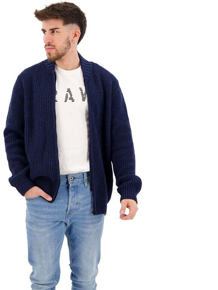 G-Star Chunky Half Zip Sweater (D23533-D170) rank blue
