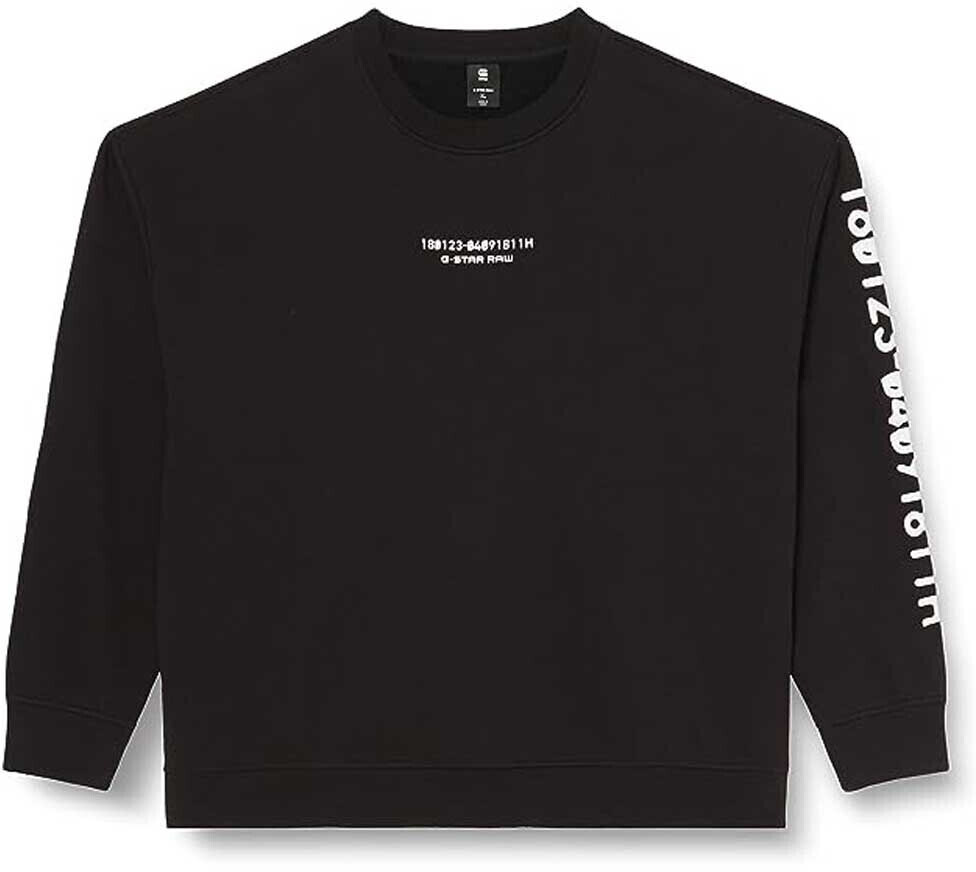 G-Star Back Sl Gr Loose Fit Sweatshirt (D23825-A971) dark black