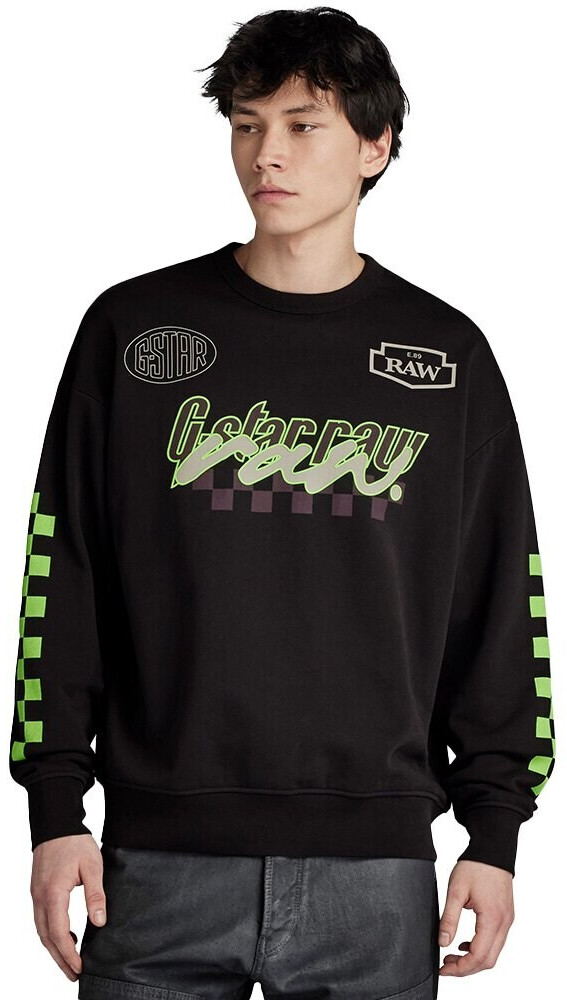 G-Star Moto Sport Gr Loose R Sweatshirt (D23895-B782) dark black