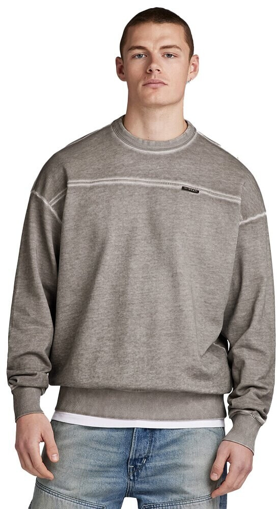 G-Star Garment Dyed Loose R Sweatshirt (D23881-D249) elephant skin