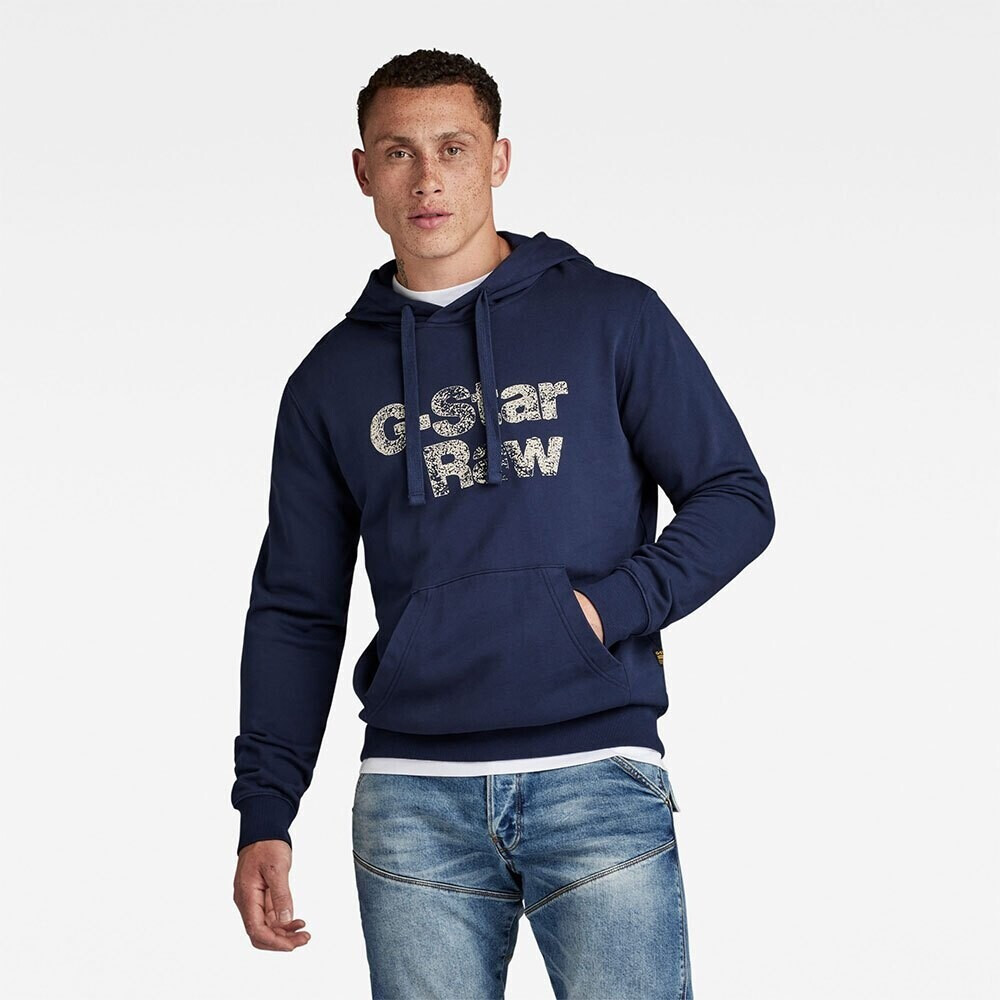 G-Star Painted Hoodie (D24664-D390) sartho blue