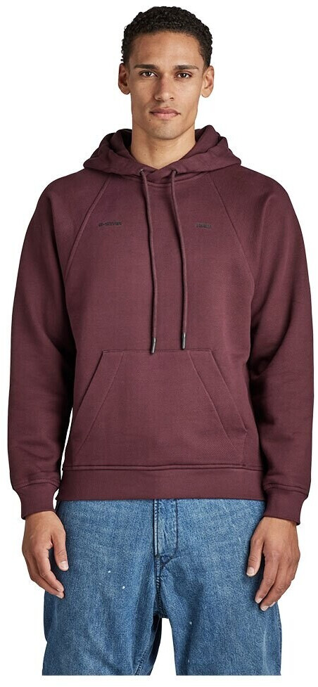 G-Star Tape Raglan Loose Hoodie (D22325-C988) vineyard wine