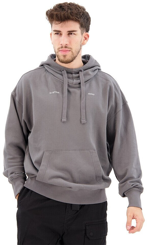 G-Star Garment Dyed Oversized Hoodie (D22327-D249) granite gold