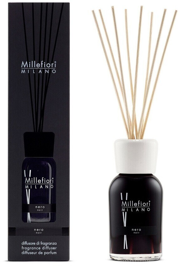 Photos - Air Freshener Millefiori Milano  Milano Reed diffuser Nero room fragrances 250 