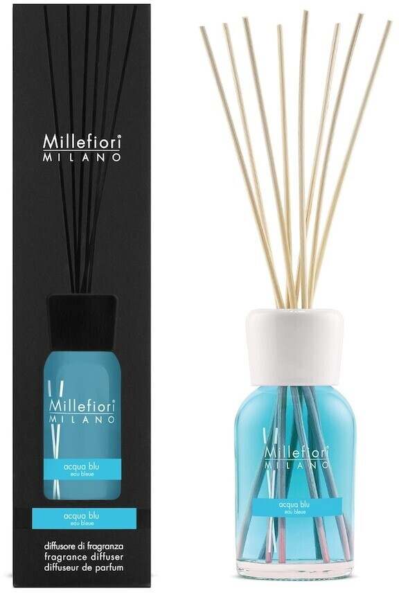 Photos - Air Freshener Millefiori Milano  Milano Reed Diffuser Acqua Blu Home Fragrance 