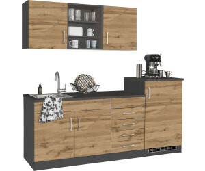 Held Möbel Mali Komplettküchen-Sets 210x200x60 cm beige/graphit ab 807,49 €  | Preisvergleich bei