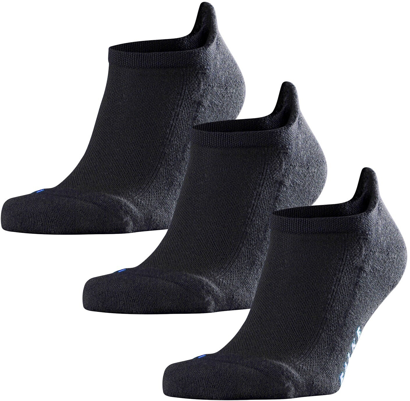 Falke Cool Kick 3-Pack Unisex Sneaker Socks (13059) black