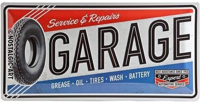 Nostalgic Art Best Garage 50x25cm