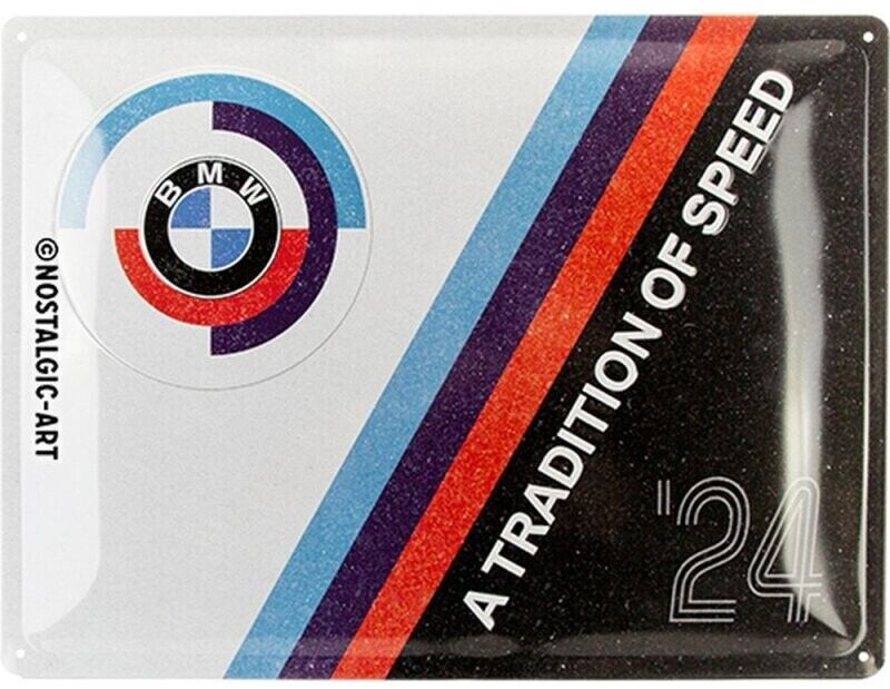 Nostalgic Art BMW Motorsport Tradition Of Speed 40x30cm