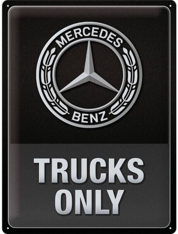 Nostalgic Art Daimler Truck Trucks Only 30x40cm