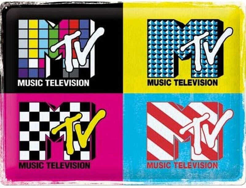 Nostalgic Art MTV Logo Pop Art 40x30cm