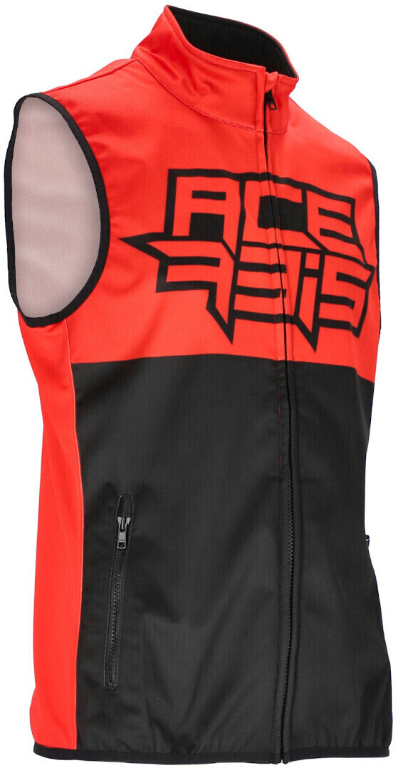 Acerbis Linear Softshell Vest black/red