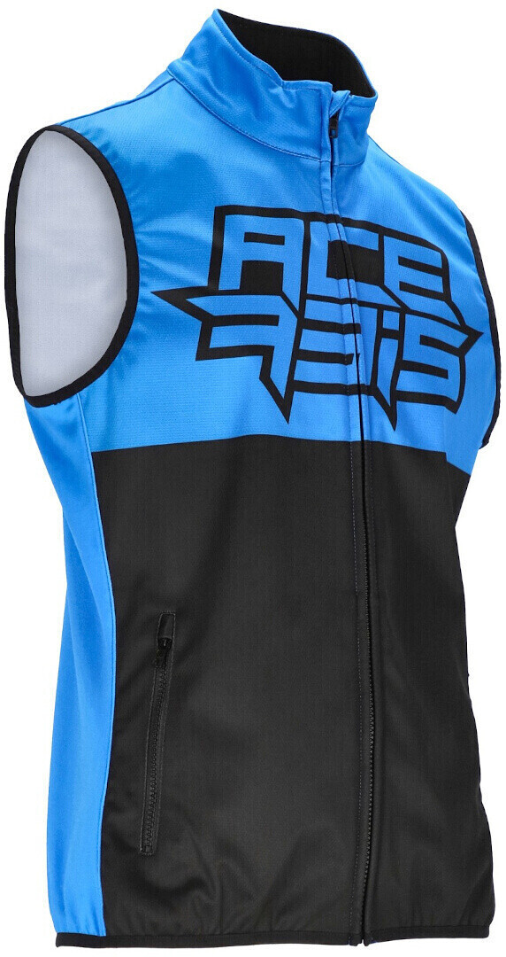 Acerbis Linear Softshell Vest black/blue
