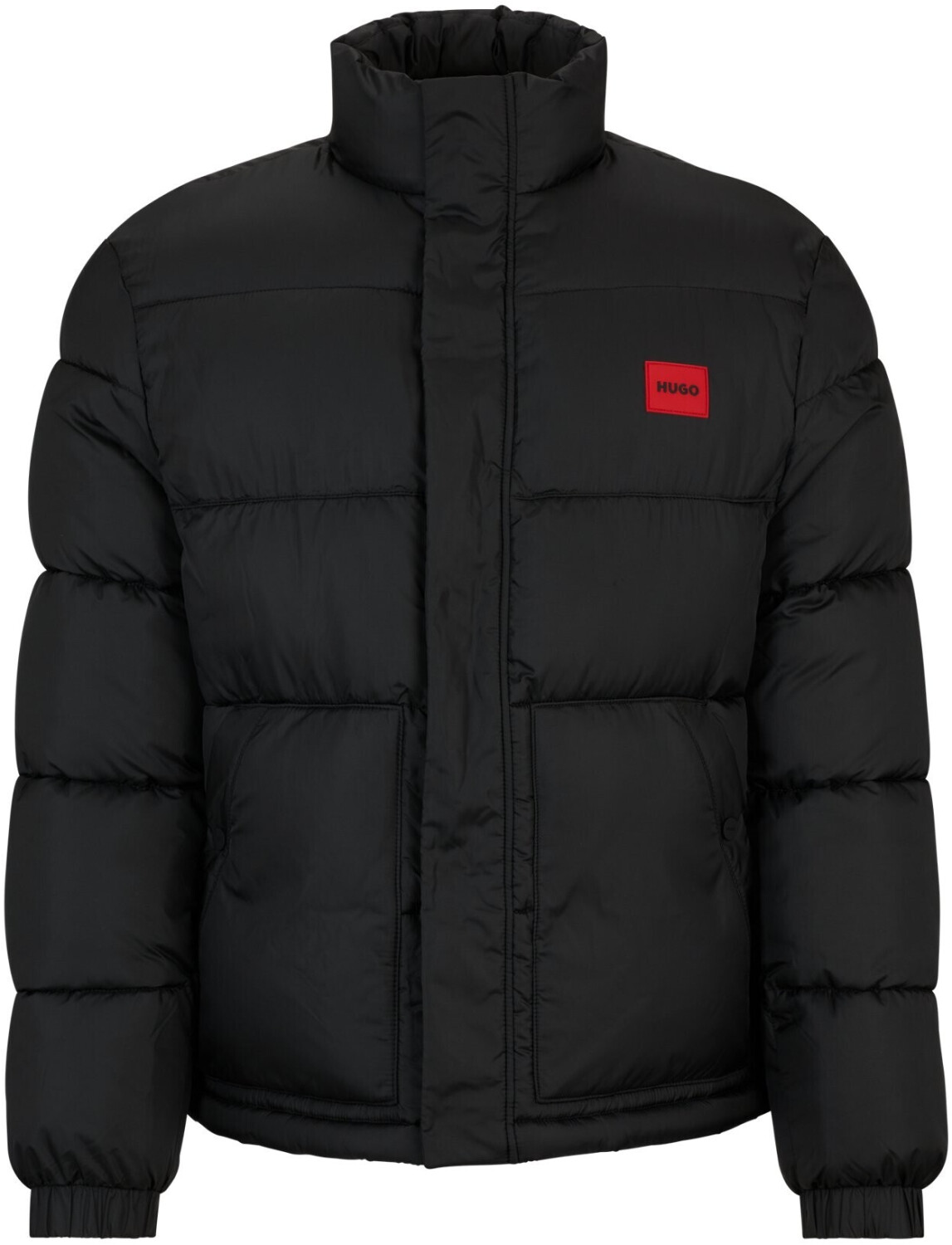 Hugo Boss Water-repellent quilted jacket with red logo patch (50505904) black