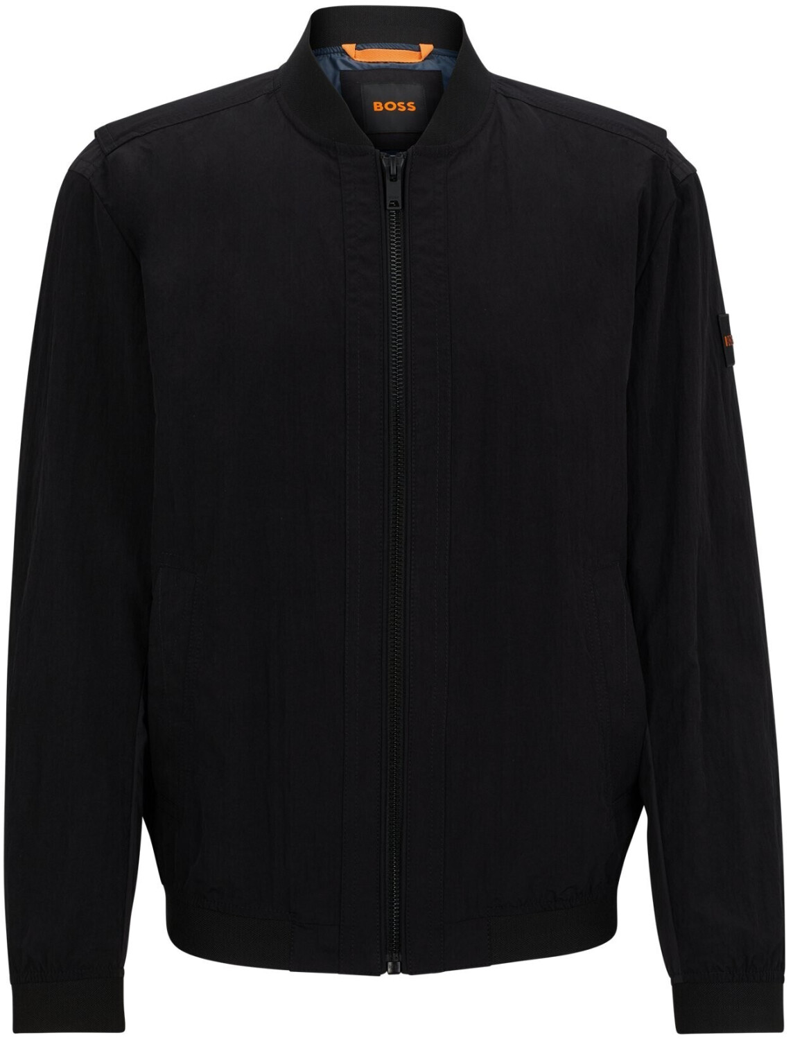 Hugo Boss Water-repellent jacket made of crinkle fabric in cotton look (50513937)