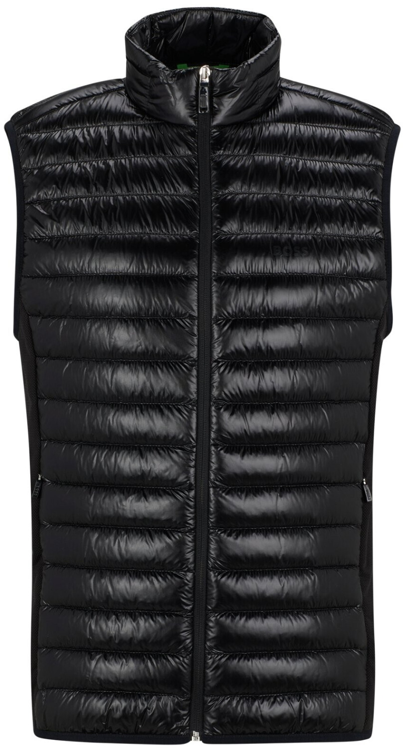 Hugo Boss Lightweight waistcoat with down filling and water-repellent finish (50508569) black