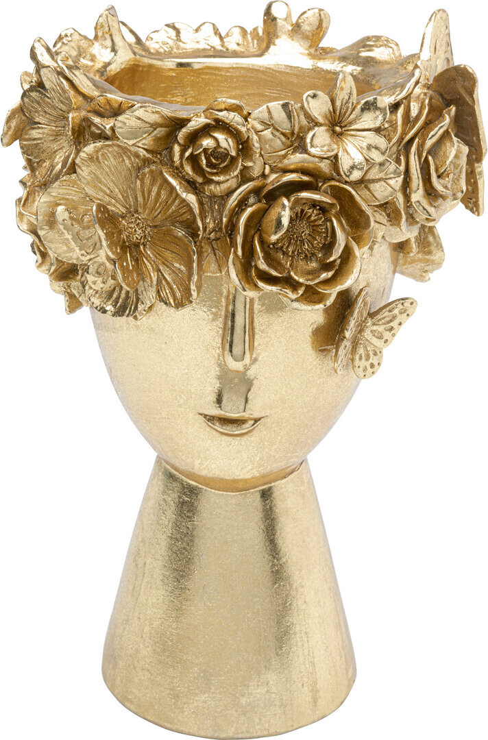 KARE Flowercrown 20cm gold