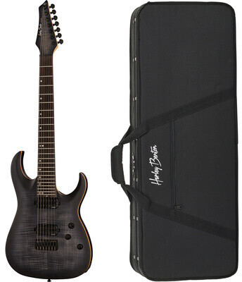 Harley Benton Amarok-7 BKNT Flame Burst Black