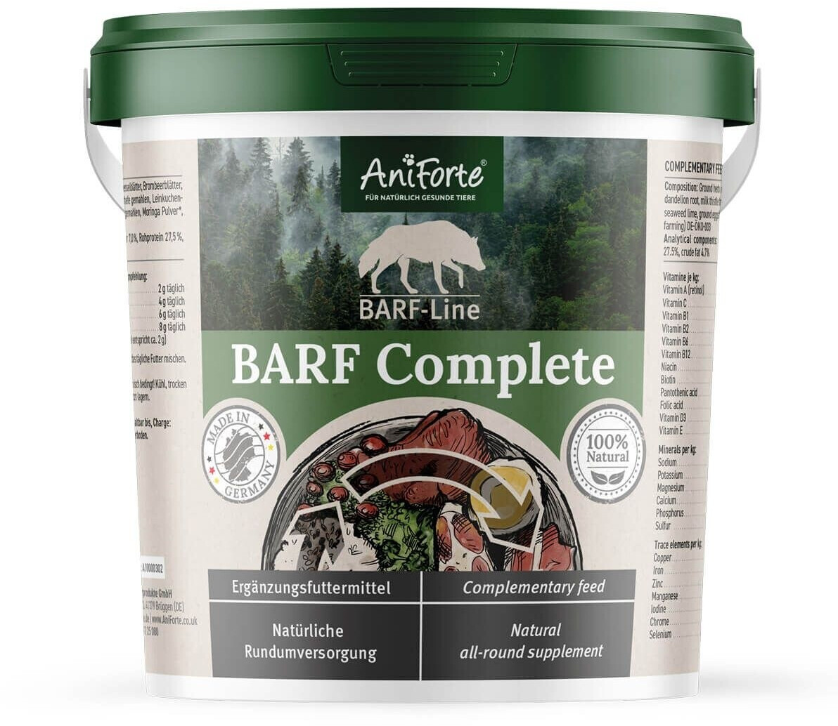 AniForte Barf Complete ab 23,40  inkl. Versand | Vergleiche 17 Angebote  auf idealo.de