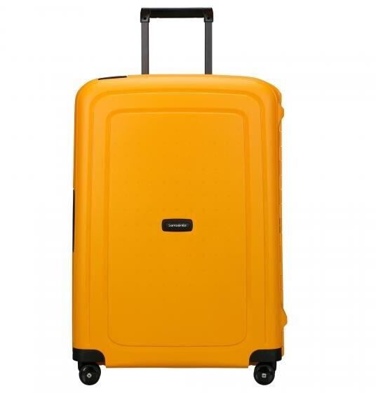 Photos - Luggage Samsonite S'Cure Spinner 69 cm black honey yellow 