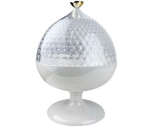 Kartell Pumo - Vase / Centre De Table Design Transparent Et Blanc Par Fabio Novembre, Made In Italy