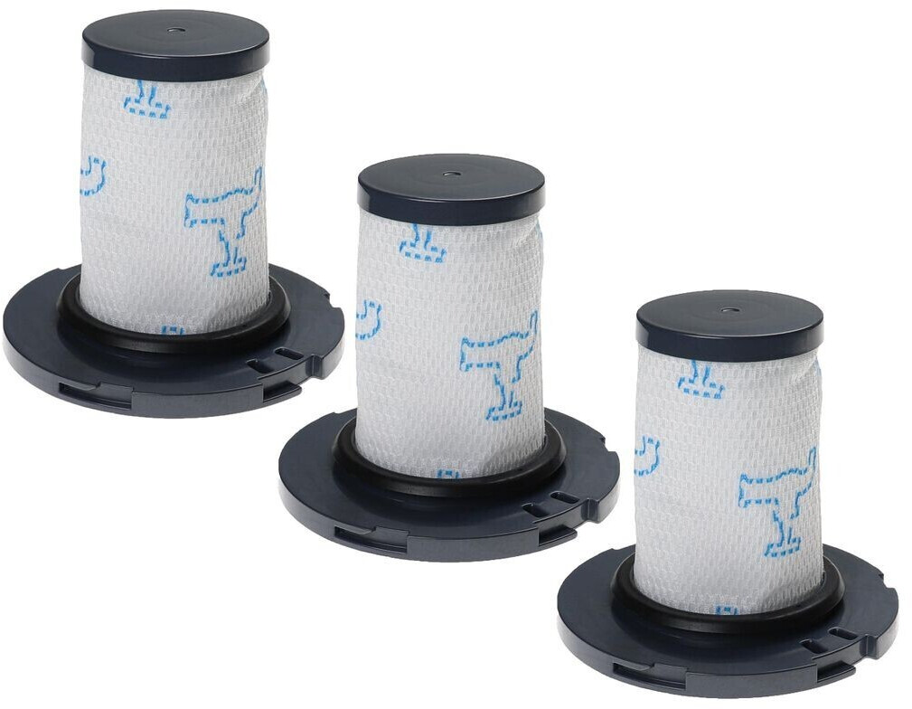 vhbw 3x separation filters compatible with Rowenta X-Force Flex 12.60 Aqua RH98C0, X-Force Flex 12.60 Animal RH98A9 vacuum cleaner
