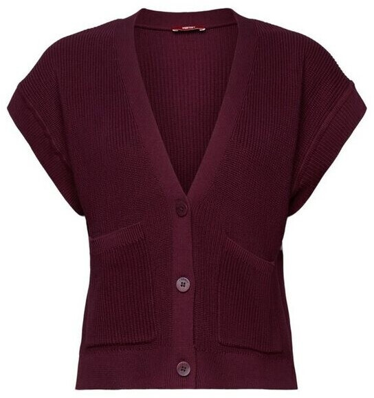 Esprit Sleeveless cardigan (083EO1I302) aubergine