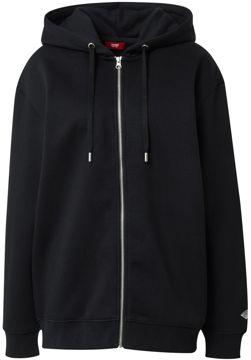 Esprit Recycled: Oversize hoodie with zip (993EE1J310) black
