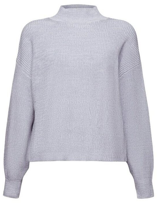Esprit Rib knit Jumper with stand-up collar (103EE1I353) light blue lavender