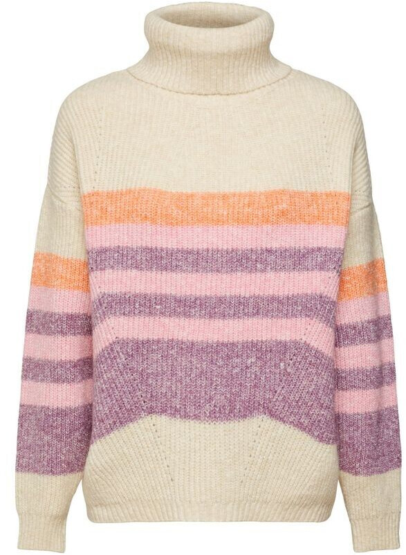 Esprit Turtleneck Jumper with stripes (102EE1I329) ice