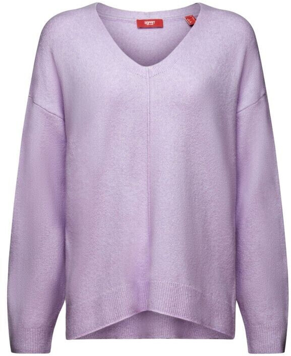 Esprit Wool blend V-neck Jumper (103EE1I347) lavender