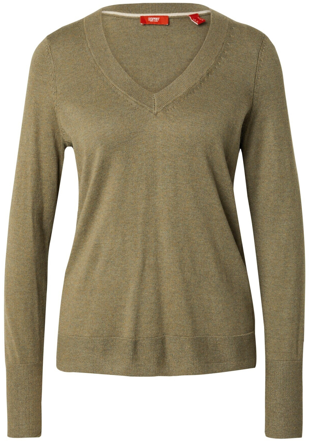 Esprit V-neck Jumper (993EE1I321) khaki green