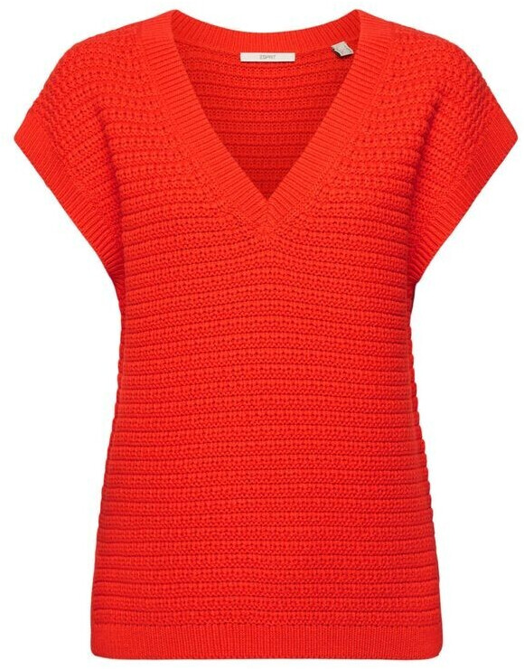 Esprit V-neck Jumper (122EE1I321) red