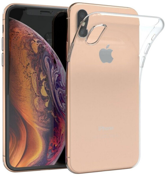 Eazy Case Hülle kompatibel mit iPhone X/XS Schutzhülle Silikon Ultra dünn Slimcover, Handyhülle, Silikonhülle, Backcover, Transparent/Durchsichtig, Transparent
