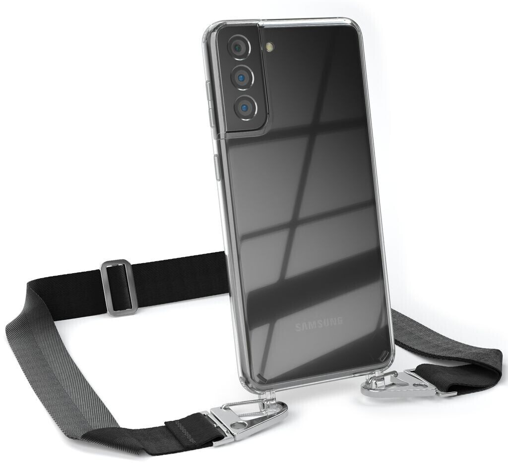 EAZY CASE Handyketten-Set Für IPhone SE/8/7 – Transparente Silikonhülle Mit Umhängeband, Abnehmbar, In Lavendel Lila