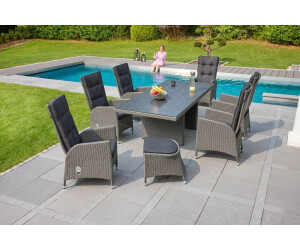 LC Home Barcelona Dining Set II Rattan grau ab 1.712 94 Preisvergleich bei idealo
