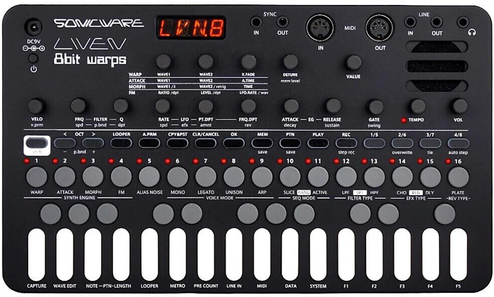 Sonicware LIVEN 8bit warps
