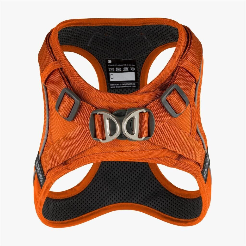 DOG Copenhagen Harnais pour chien Orange Sun S DOG Copenhagen Harnais pour chien Orange Sun S