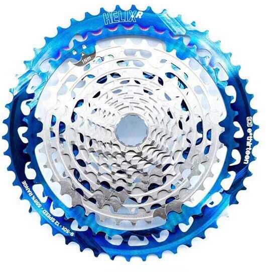 e*thirteen Helix Race Cassette Blau,Silber 12 (9-50)