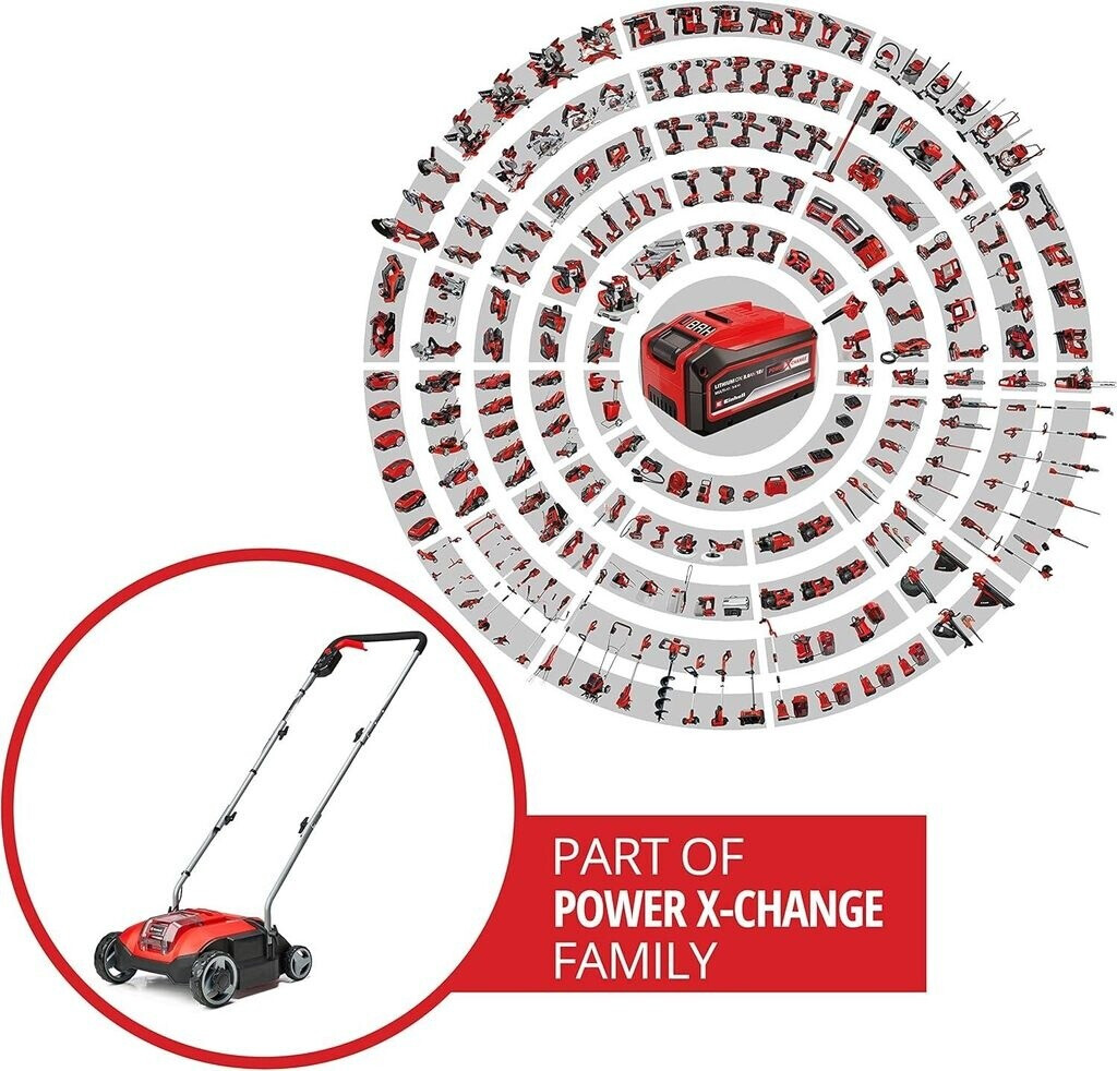 Einhell Einhell Power X-Change 18V Akku-Vertikutierer GC-SC 18/28 Li - view 7