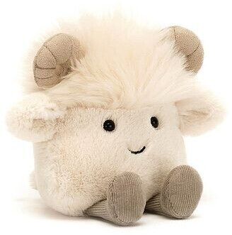 Jellycat Amuseabean ram 10 cm
