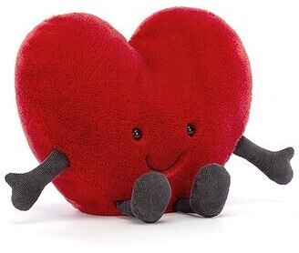 Jellycat Amuseable Red Heart Large 19 cm