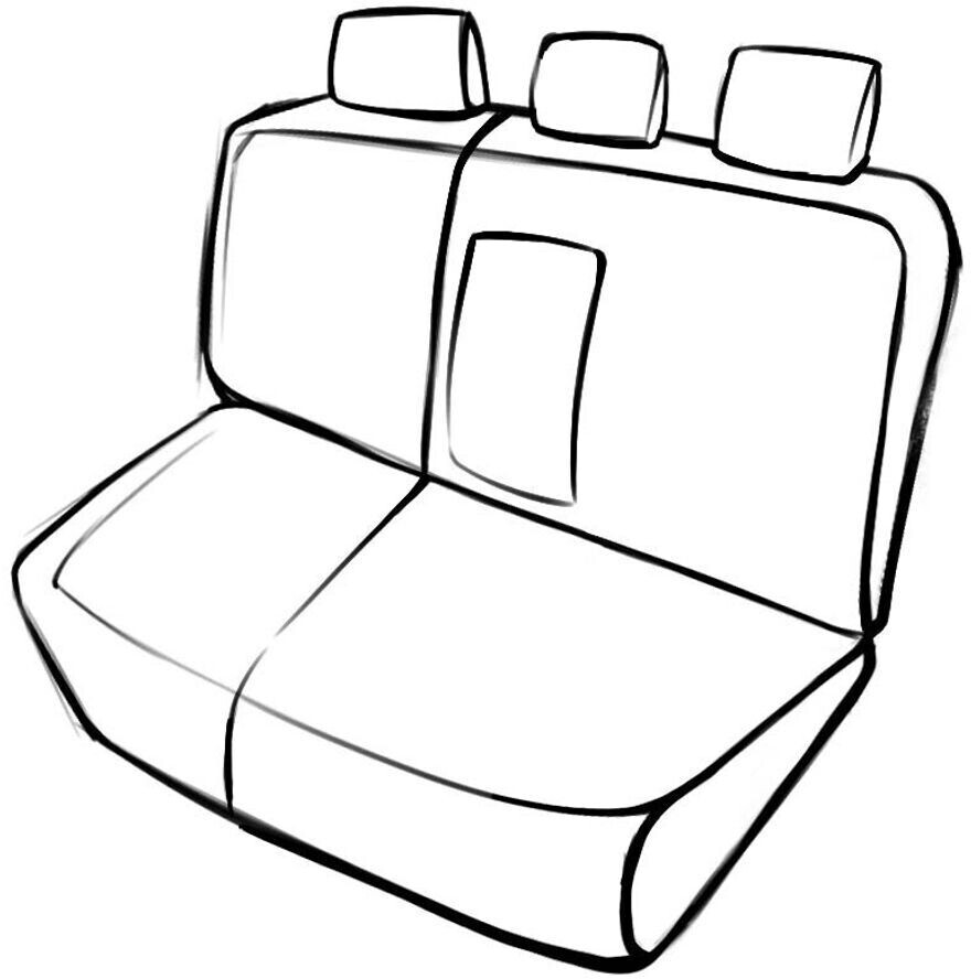 WALSER Autositzbezug »Bari«, (2 Einzelsitzbezüge für Normalsitze),  passgenau für VW Tiguan (5N) 09/2007-07/2018 online bestellen