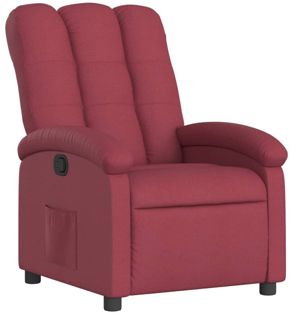 vidaXL Relaxation chair wine red fabric (371730)