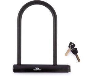 Trespass Locke Anti-Steft D-Lock Padlock Black